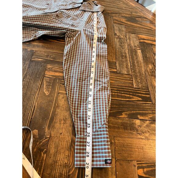 Cruel Retro Denim Festival Western Cowgirl Pearl Snap Shirt Women Medium Aztec - Picture 7 of 13